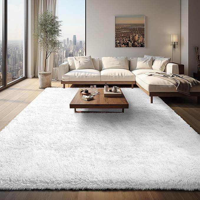 Ophanie 7×9 Snow-White Rug