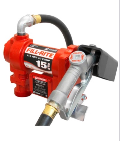 Fill-Rite® 115 Volt AC Pump, 15 GPM - FR610H