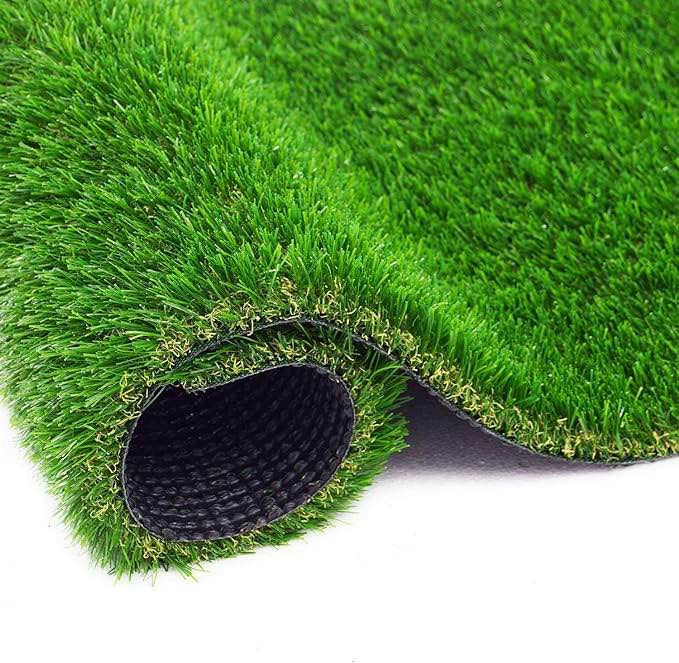 ZGR Artificial Garden Grass 4 ft x 6 ft Premium Lawn Turf, Realistic Fake Grass, Synthetic Turf, Thick Pet Turf, Fake Faux Grass Rug with Drainage Holes Indoor/Outdoor Landscape Customized Available 4 ft x 6 ft = 24 Square ft