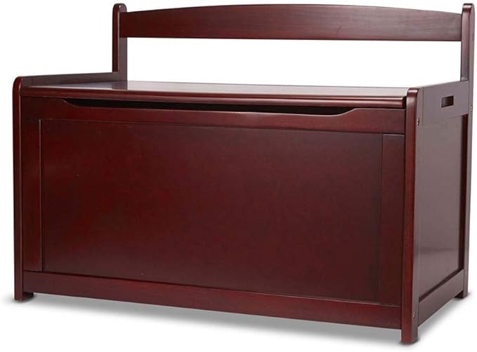 Melissa & Doug Wooden Toy Chest - Espresso