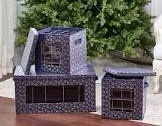 Tidy & Co. 3-Piece Multi-Purpose Collapsible Storage Set snowflake 