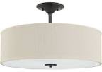 XINBEI LIGHTING 3 LIGHT SEMI FLUSH MOUNT 