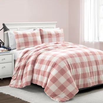Rosland Plaid Comforter Set