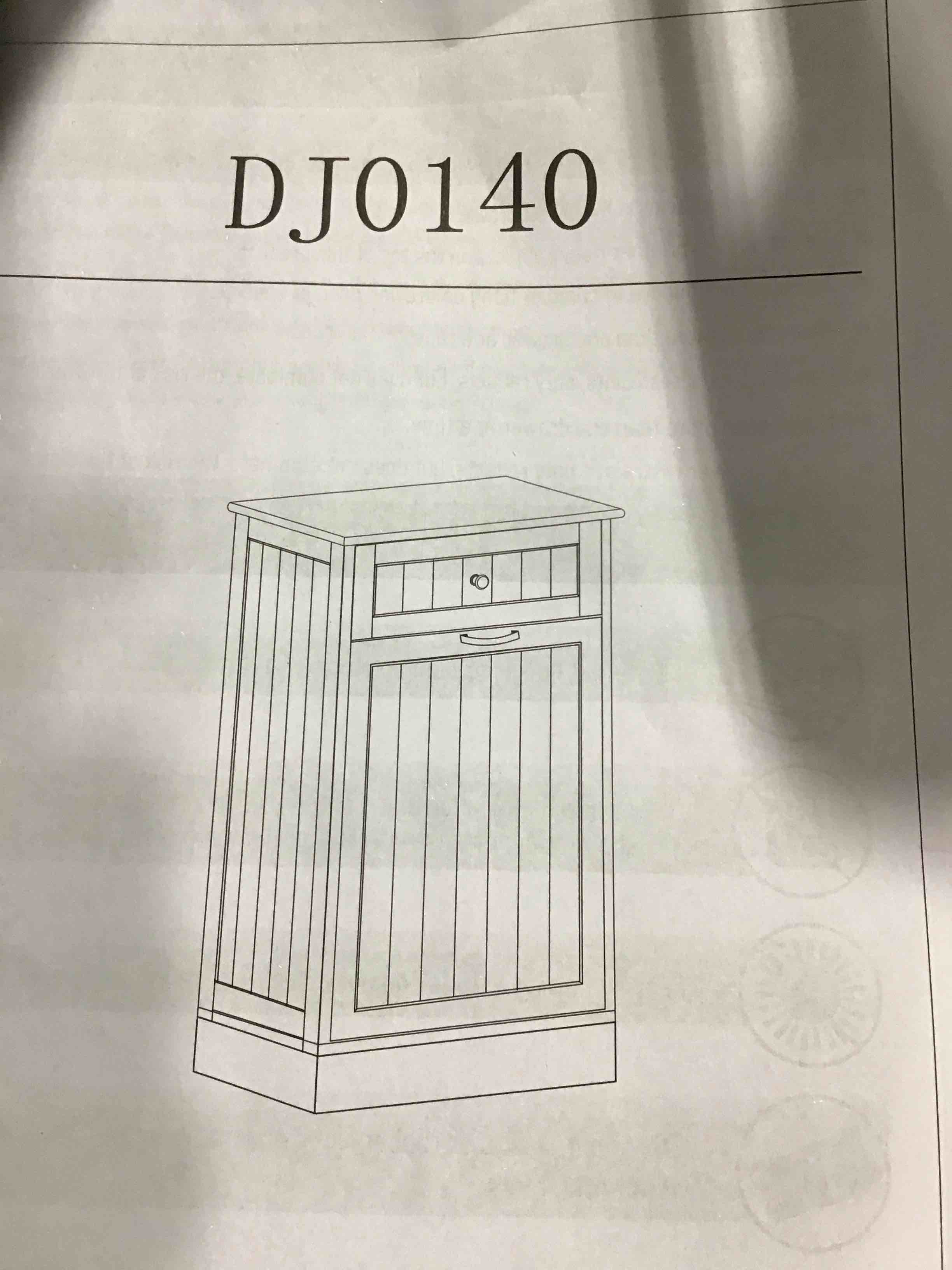 DJ0140 Grey Cabinet with 1 Drawer And 1 Door