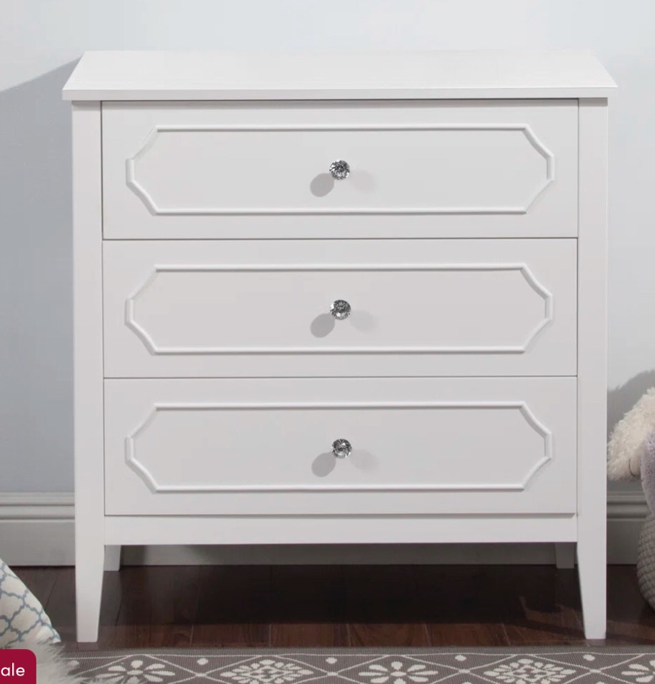 Chloe Regency 3 Drawer Dresser