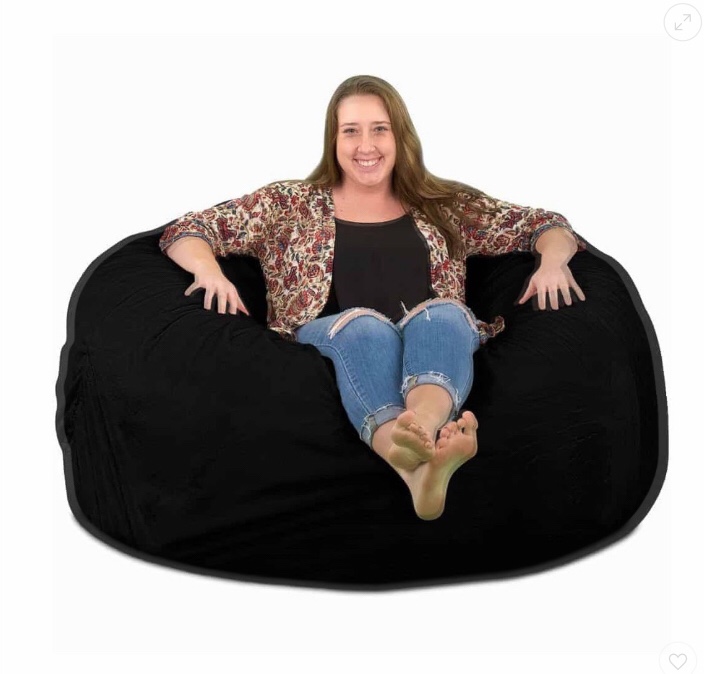 Ultimate Sack Giant Bean Bag Chairs for Adults & Kids with a Washable Cover(Similar to stock photo)