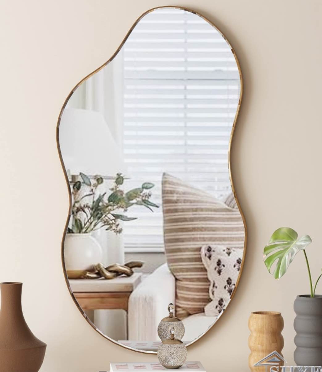 SHYFOY 35.8" Asymmetrical Cloud Shaped Wall Mirror / SF-WM129