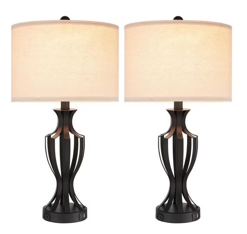 SET OF 2 TABLE LAMPS 21205