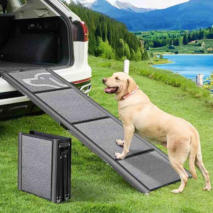 PETTHEM FOLDABLE DOG CAR RAMP 