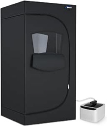 TOREAD Full Size Sauna 600D Canvas, Portable Steam Saunas Tent Fold-able with 2.6L 1000W Steam Generator Remote Control