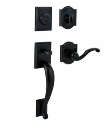 ( similar)Baldwin Medina Style Handleset with Madrina Interior Lever from the Prestige Collection