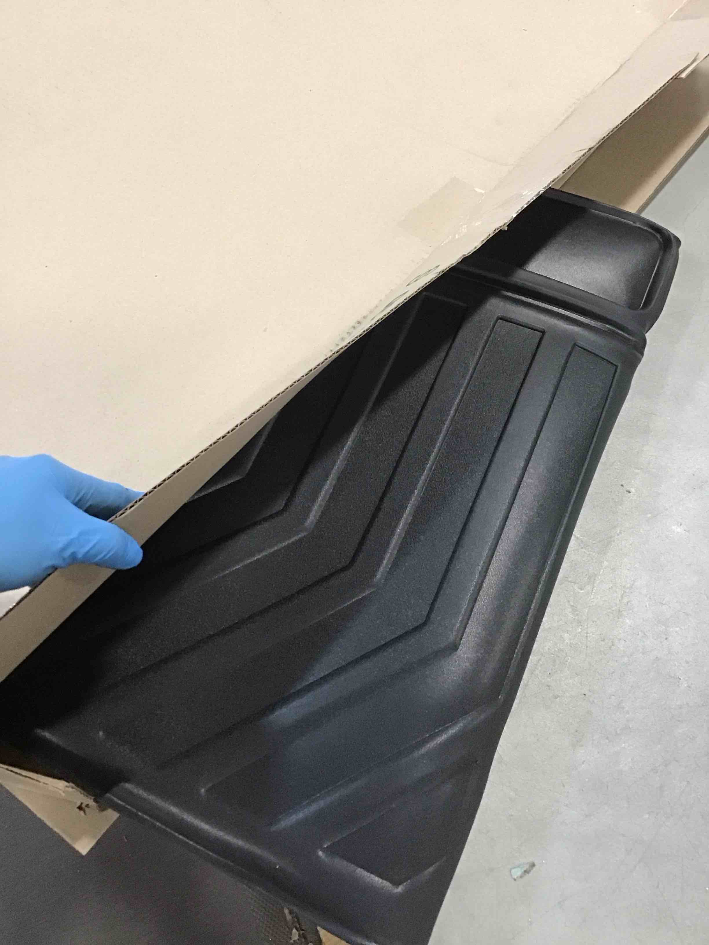 T TGBROS Cargo Mat Custom Fit for 2020-2023 Ford Explorer 6&7 Passenger (w/3rd Row seat Fold up - Down) All Weather Trunk Liner Non-Slip Black