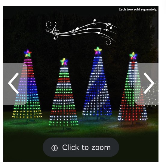 The 7 1/2' Synchronized Musical Pixel Tree