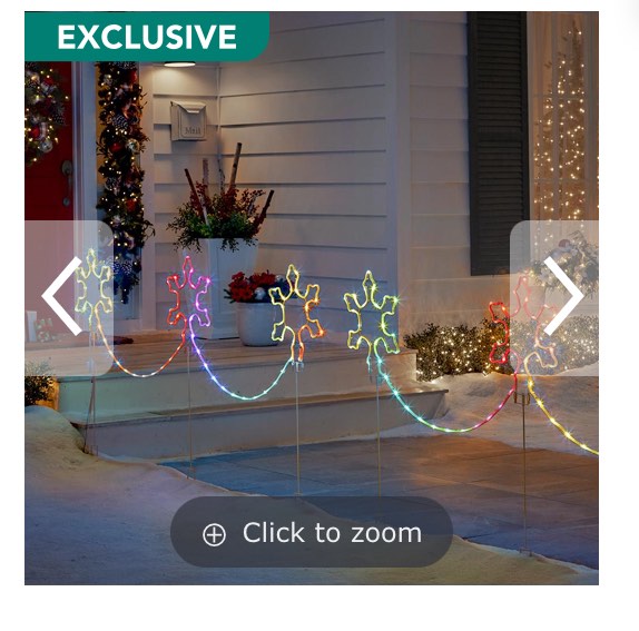 The Choreographed Lightshow Snowflakes