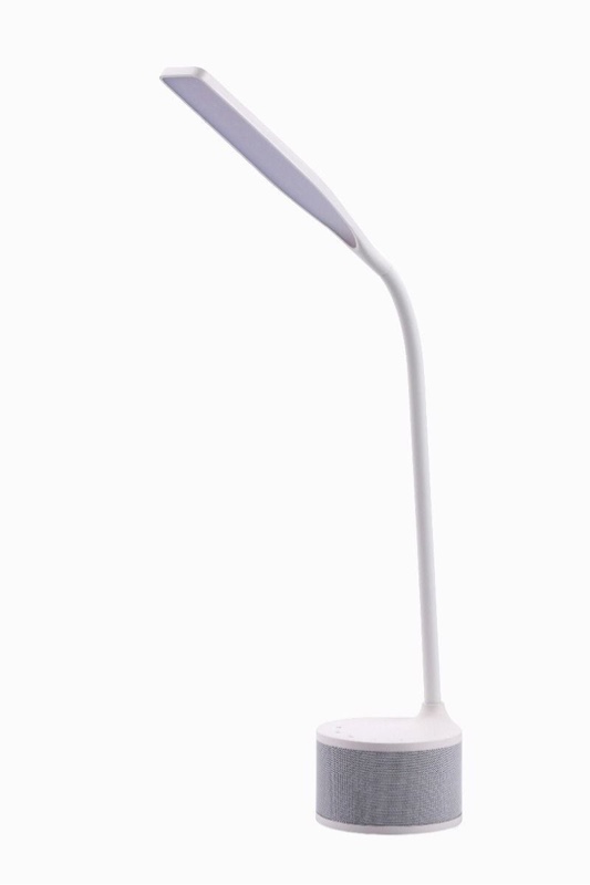 LED Bluetooth Speaker Lamp with USB, White