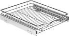 HOLD N' STORAGE Pull Out Cabinet Organizer, Heavy Duty-with Lifetime Limited Warranty -14”W x 17”D - Requires At Least a 15-1/4” Cabinet Opening, Steel Metal cabinet drawers slide out, Chrome Finish 14”W x 17"D