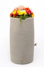 Good Ideas 65 Gallons Plastic Drainable Planter Rain Barrel