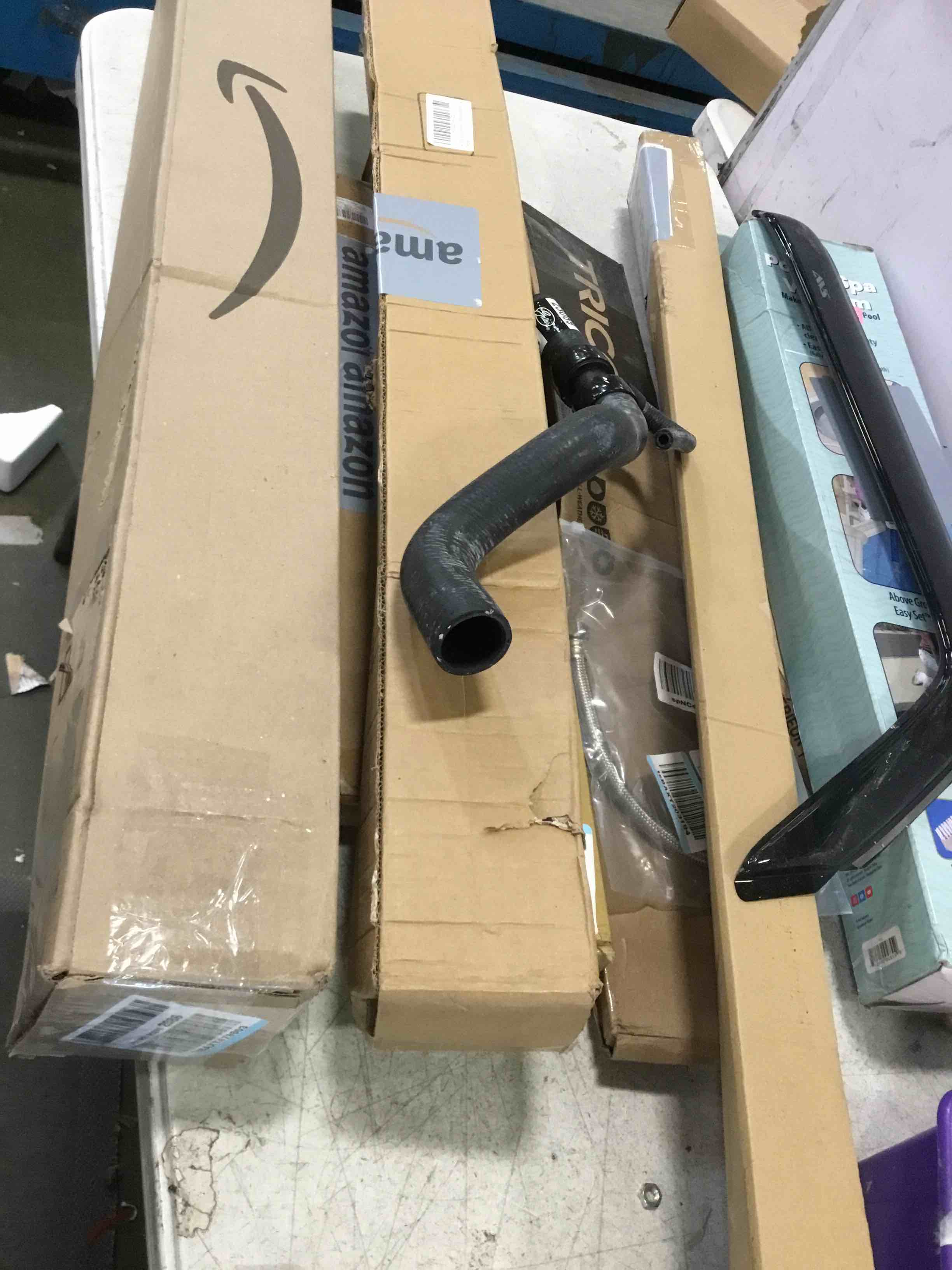 assorted item miscellaneous curtain rod/ retractable gate and more