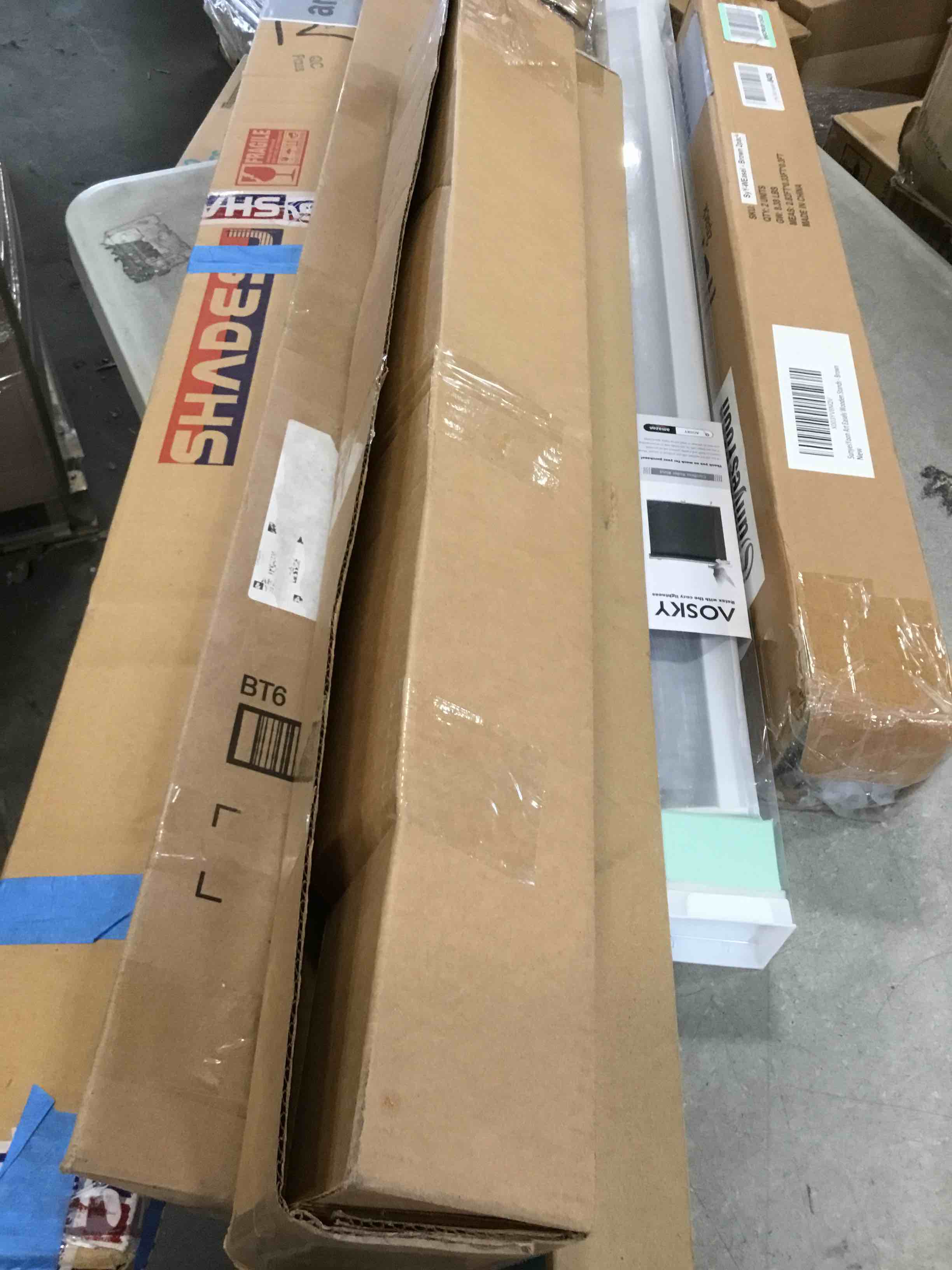 assorted item miscellaneous curtain rod/ retractable gate and more 