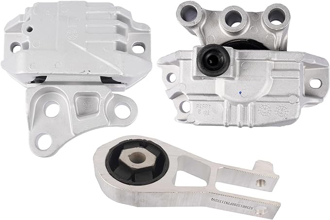 Engine Motor Transmission Mount Set Replacement for 2015-2018 Jeep Renegade Compass Fiat 500X 2.4L Engine Mounts 68363756AA 68363755AA 68258599AA