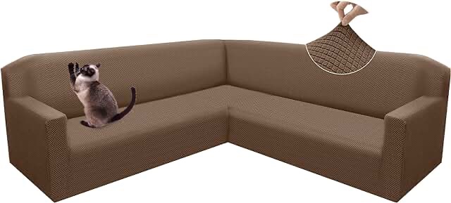 Corner Sectional Couch Brown Cover