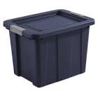Sterilite 18 Gal. Latching Tuff1 Totes, 18 Gallon, Dark Indigo, 6 Count Dark Indigo 18 Gallon Latch Tuff1