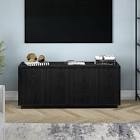 Meyer&Cross Hanson 57.13 in. Black Grain TV Stand Fits TV's up to 65 in.