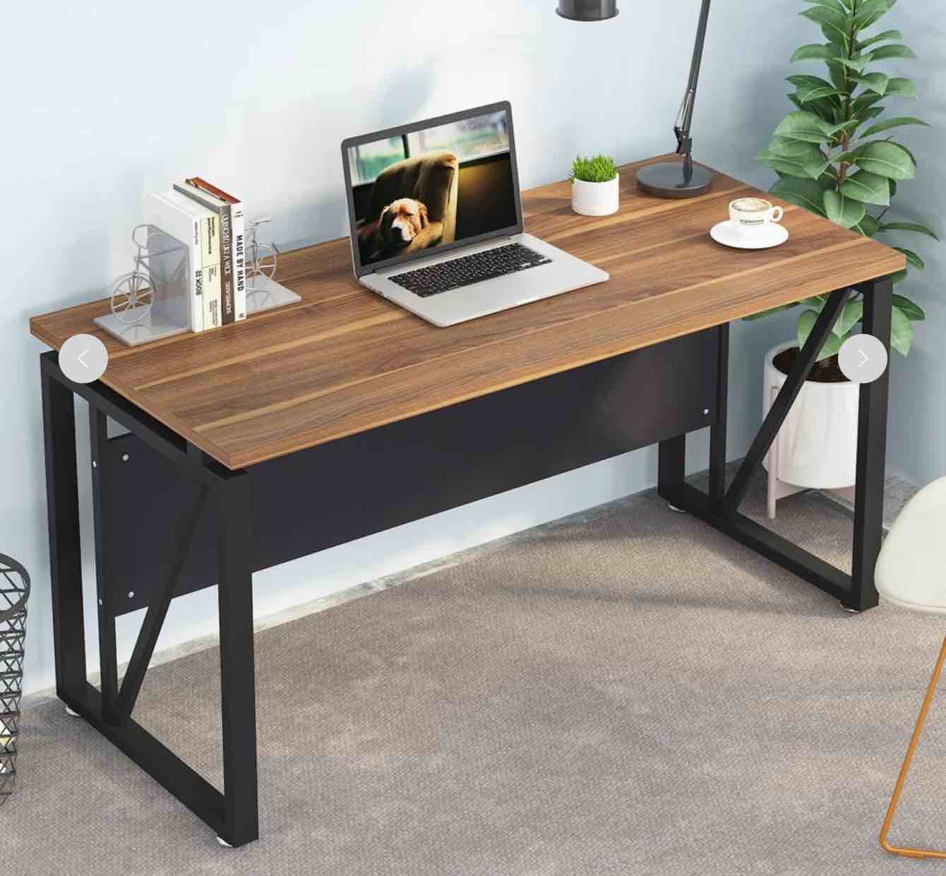Tribesigns 55 Inches Computer Desk, Writing Gaming Table For Workstation