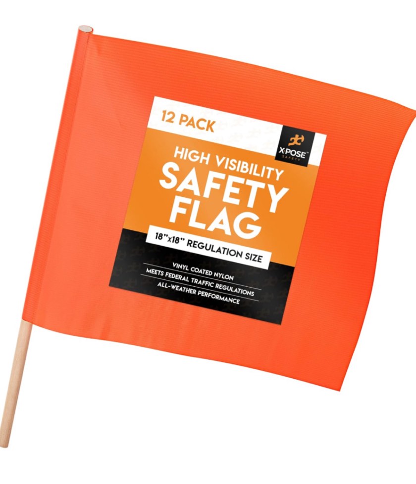 Saftey Flags, 4 Count 