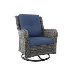 m81-blu outdoor swivel rocker patio chair 