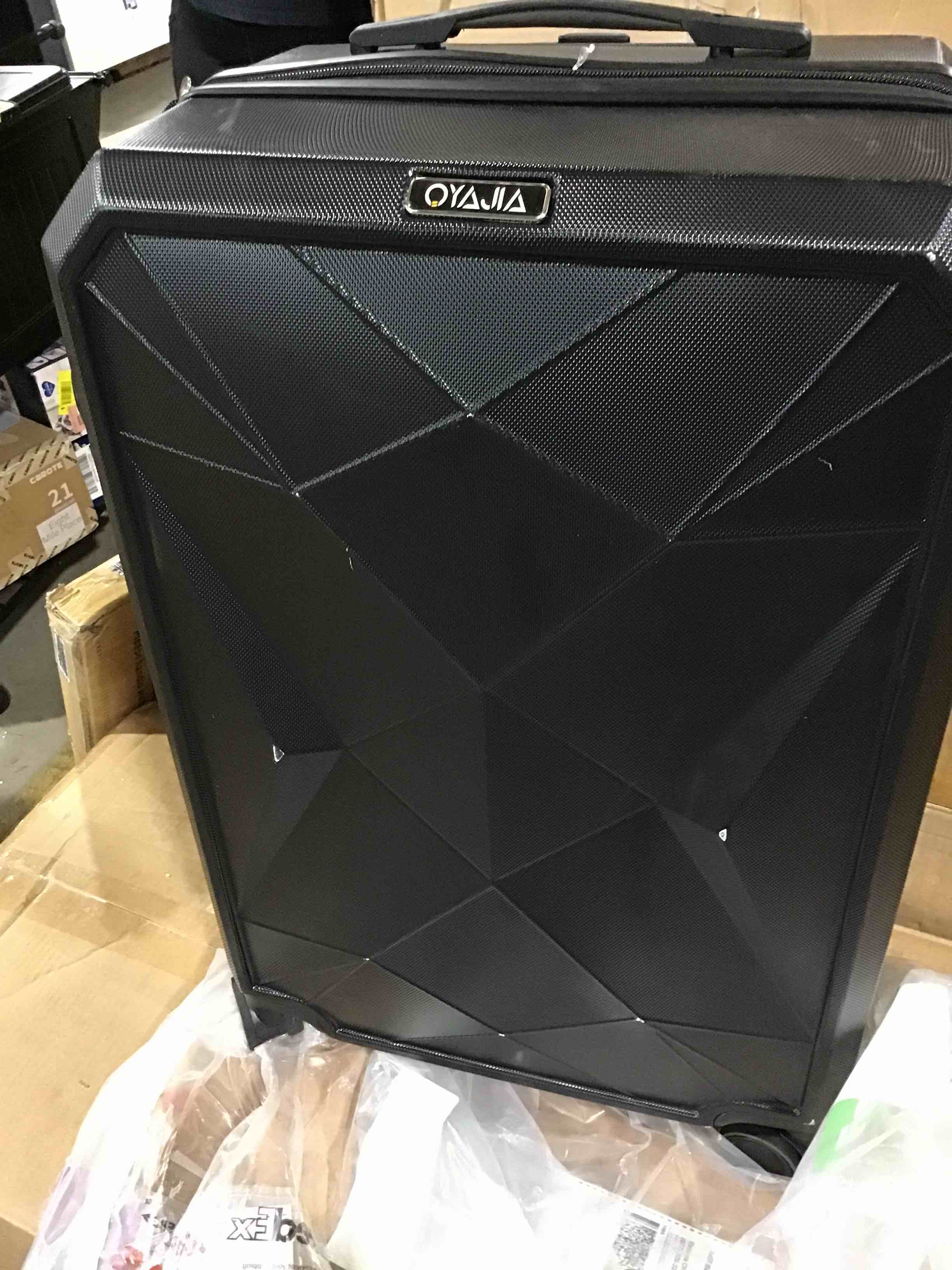 4 PCS Hardside Luggage Suitcase Set with 360° Wheels Integrated TSA Lock, 12”20"24"28" Luggage