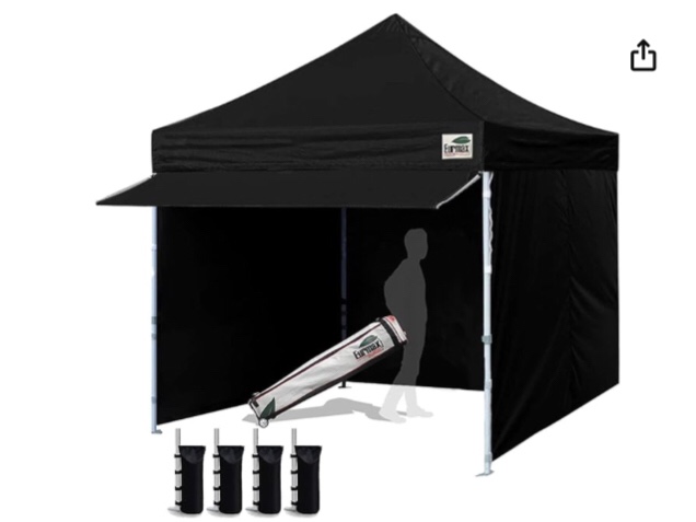 10’x 10’ TENTCANOPY 2 locationes  full  