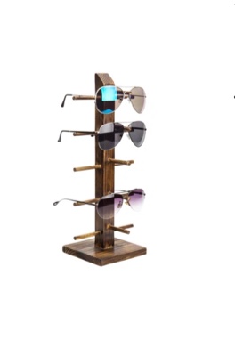 5-Pair Tabletop Sunglasses Tiered Stand