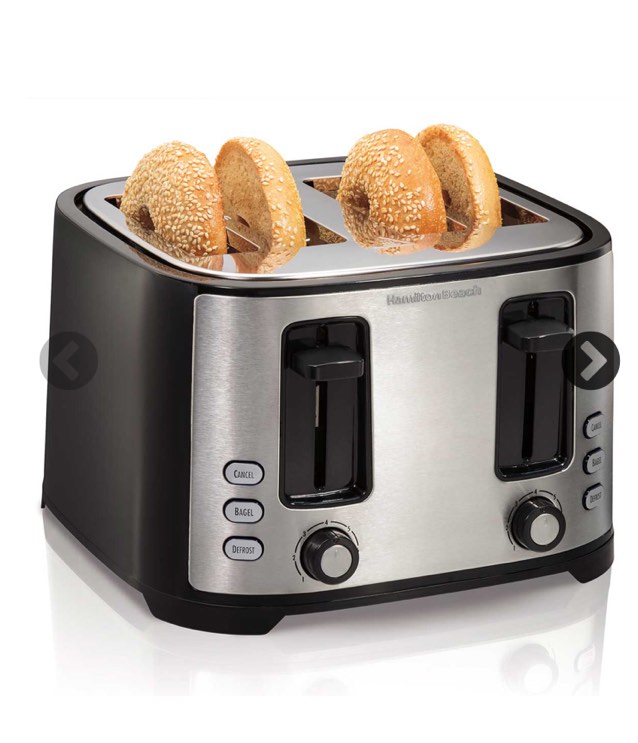 Hamilton Beach Extra-Wide Slot 4 Slice Toaster
