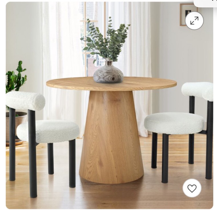 35" dwen dining table (Incomplete,base only)