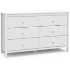 Alpine 6 Drawer Double Dresser