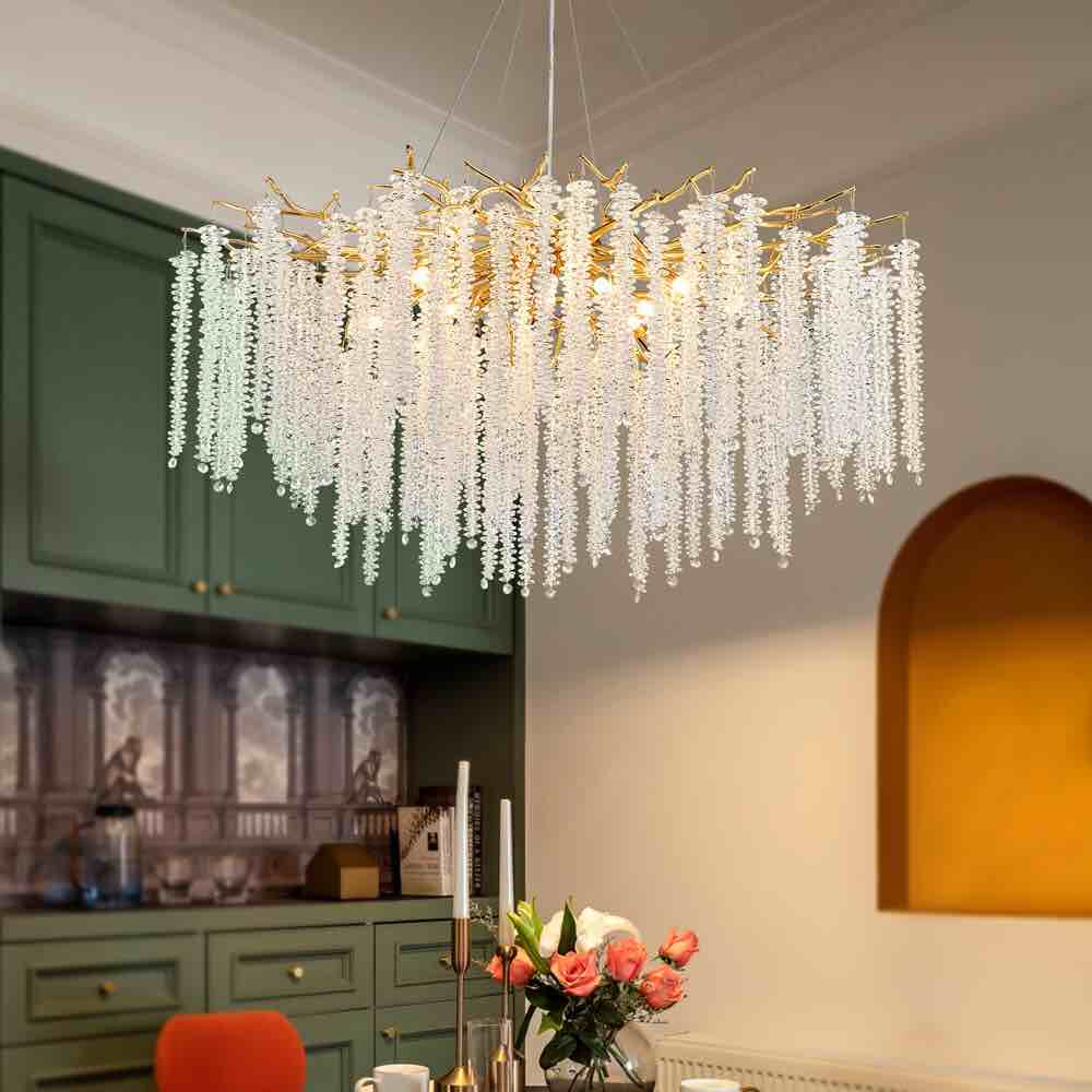 Maximous 13 - Light Kitchen Island Wagon Wheel Chandelier