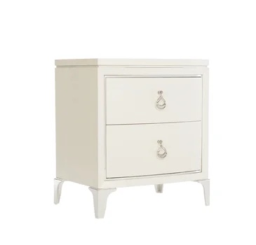 Calista 2 - Drawer Nightstand in Silken Pearl