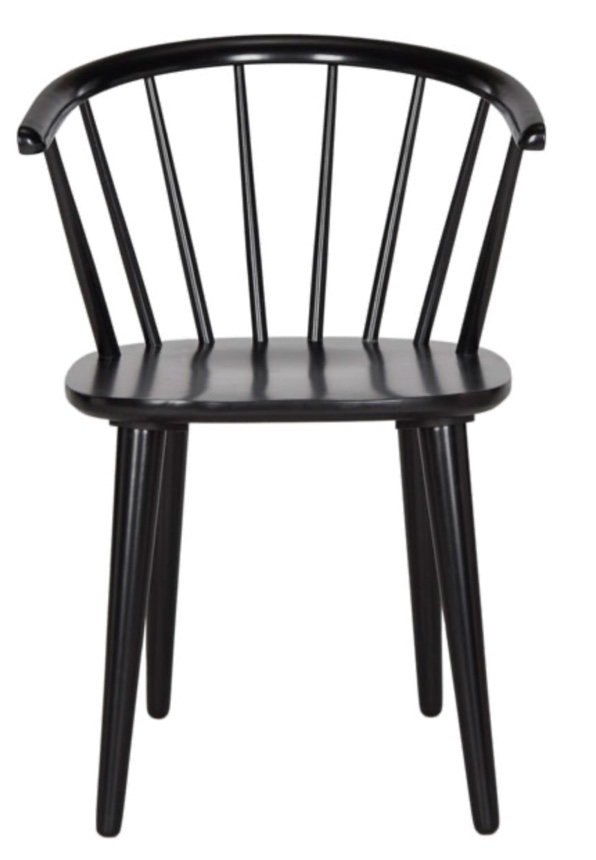 Blanchard 18'' H Curved Spindle Side Chair