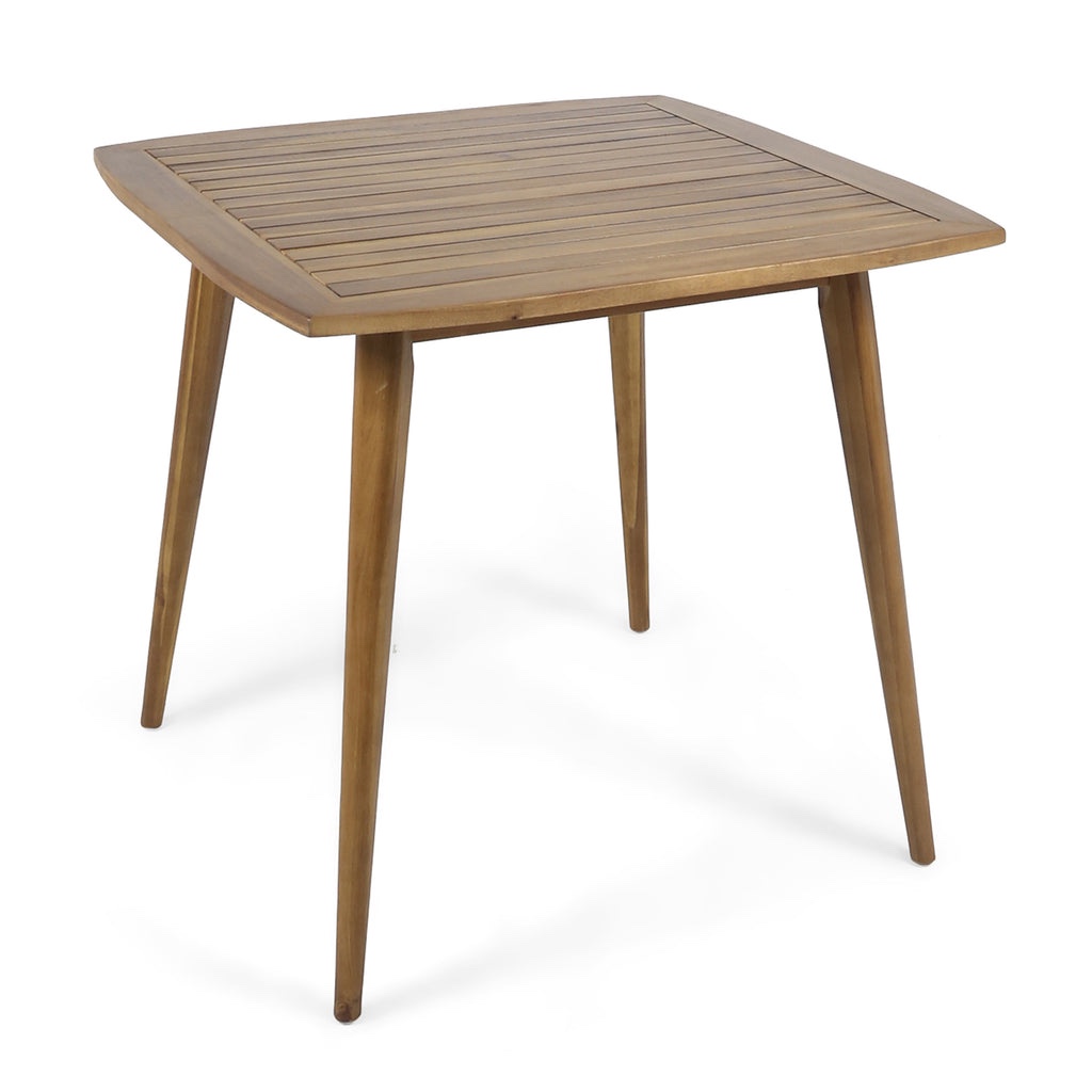 Wallace Indoor Square Acacia Wood Dining Table - Teak