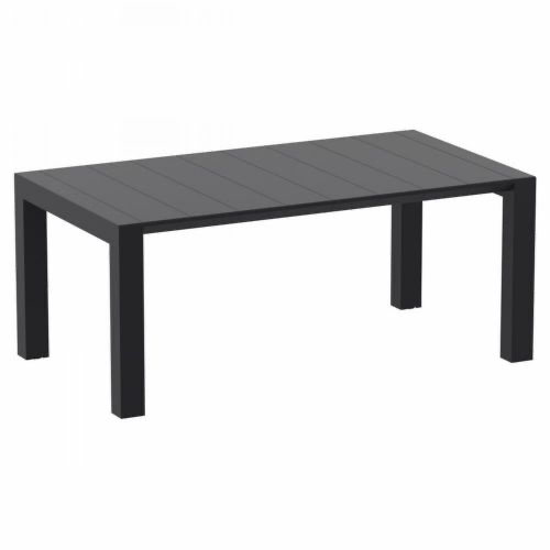 Vegas Patio Dining Table Extendable from  Black