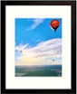 Container Furniture Picture Frame Made with Durable Fiberboard, Includes Beveled Mat & Built-in Wall Mounting Hanger, Horizontal and Vertical Formats, 20" x 24", Black, 1 Pack