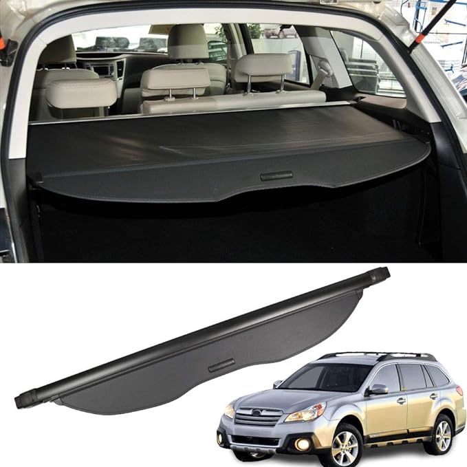 Black Retractable SUV Interior Rear Trunk Cover ( Model / Design May Vary )