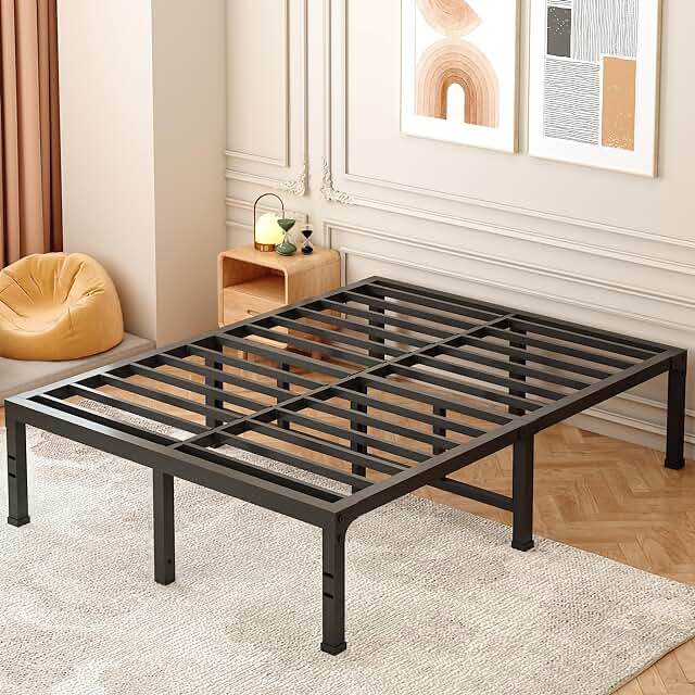 AARDHEN 9”METAL BED FRAME FULL SIZE 
