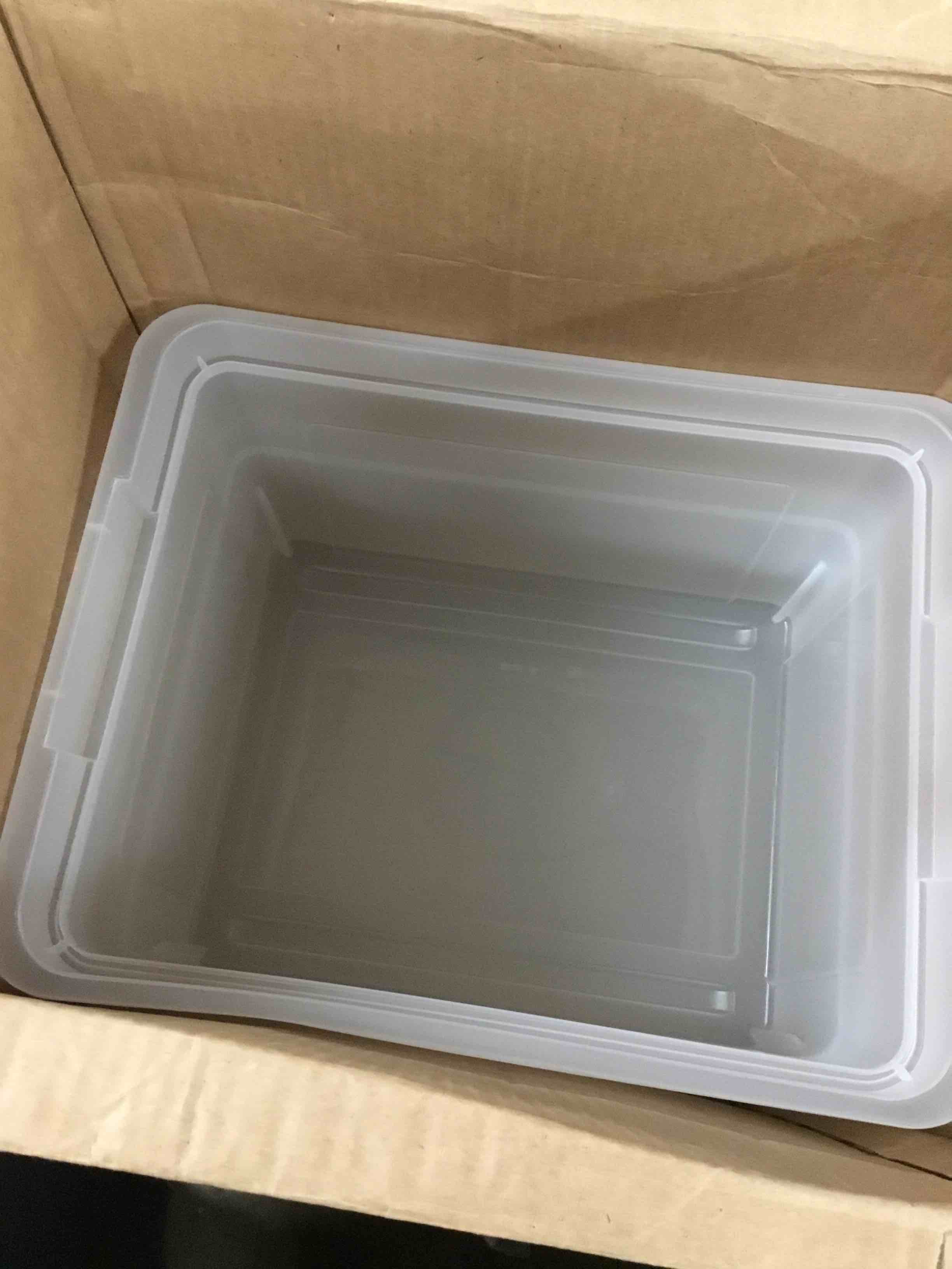 Lorell LLR68925 Letter/Legal Plastic File Box, 1 EA (2)