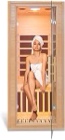Infrared Home Sauna Room 1 Person Hemlock Wooden Indoor Sauna Spa?1200W/110V Heaters,10 Minutes Pre-Warm up,Time and Temp Pre-Set, New Year Gifts