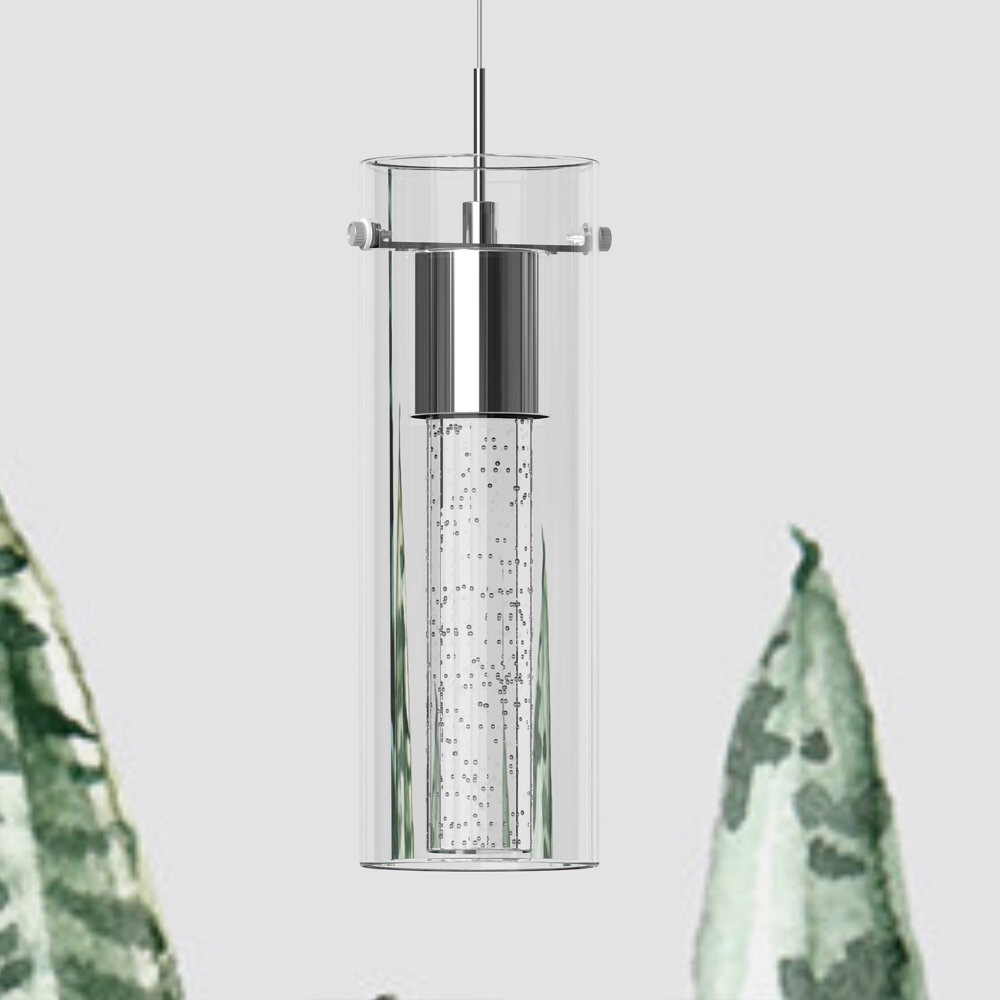 1 - Light Single Cylinder LED Pendant