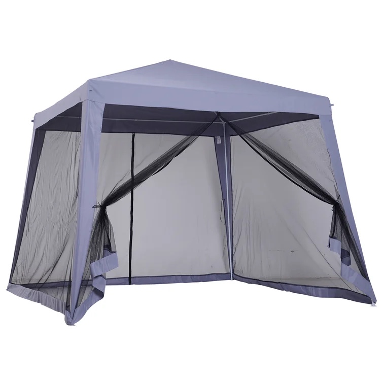 Outdoor 10'Ft. W x 10'Ft. D Steel Canopy Tent Gazebo