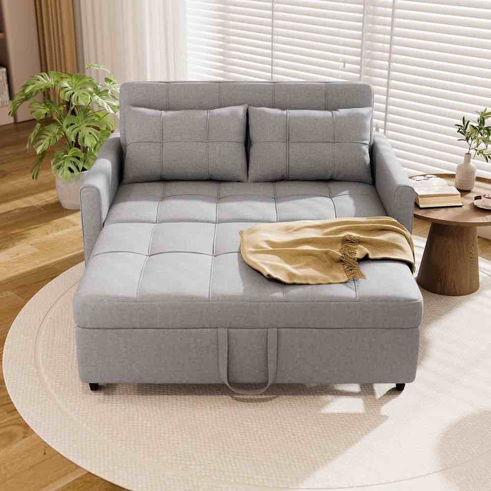 45.27'' Linen Sofa Bed (incomplete)