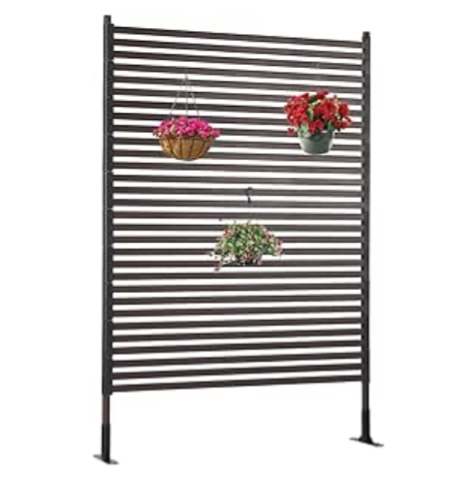 6 ft. H x 4 ft. W Metal Privacy Screen